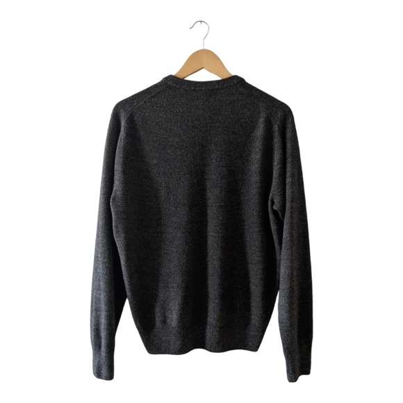 Dockers Charcoal Gray Knit Sweater, M - Picture 2 of 4
